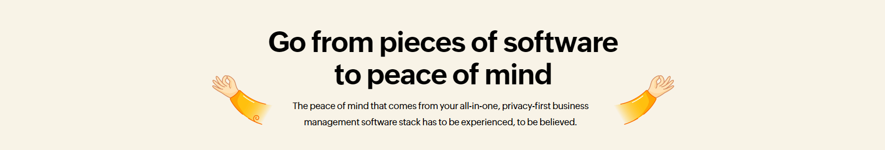 from pieces of software to peace of mind