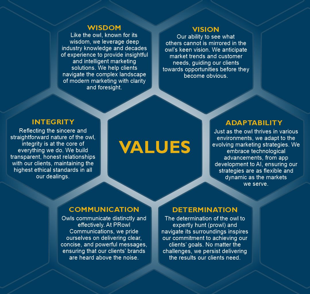 image outlining our values